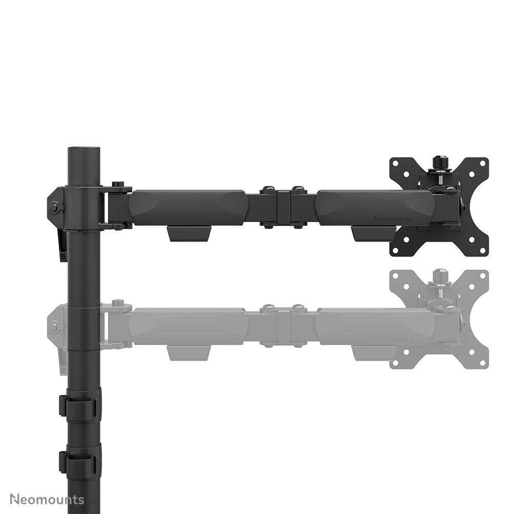 Neomounts DS60-600BL1 Monitorarm 10-32" - Quick Fix - 180°-Stopp